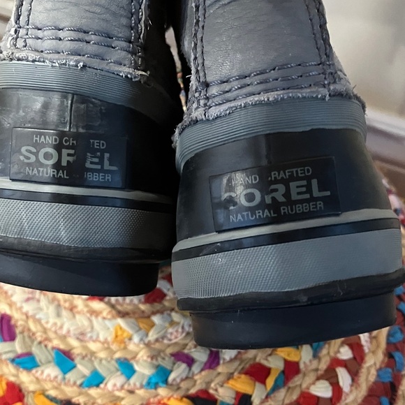 Sorel Women's Gray Suede leather Winter Boots - Picture 5 of 7